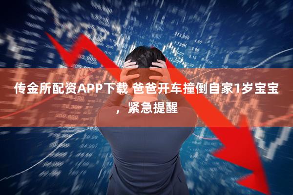 传金所配资APP下载 爸爸开车撞倒自家1岁宝宝，紧急提醒